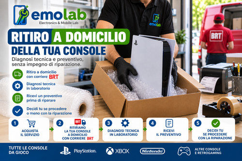 Ritiro domicilio console - domicilio, di
